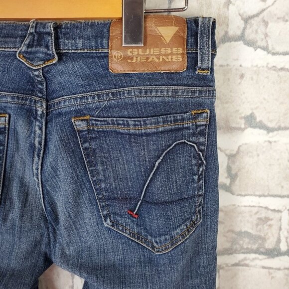 Guess Stretch Straight Leg  Jeans Size 24W Y2K - Picture 7 of 11